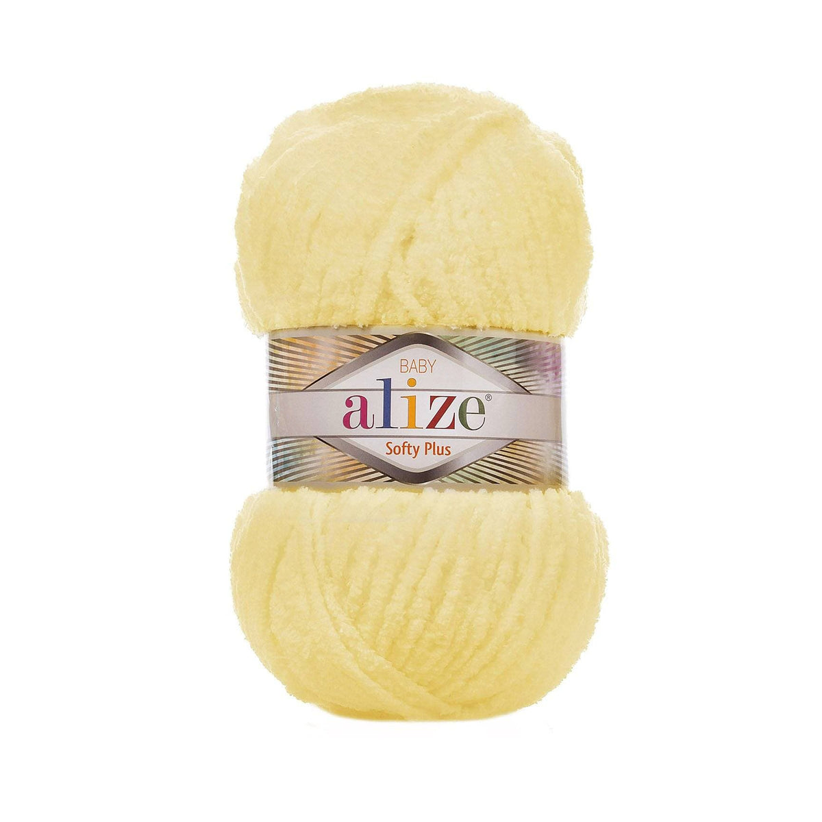 Alize Softy Plus 13 Gaiši dzeltena – bieza pūkaina dzija