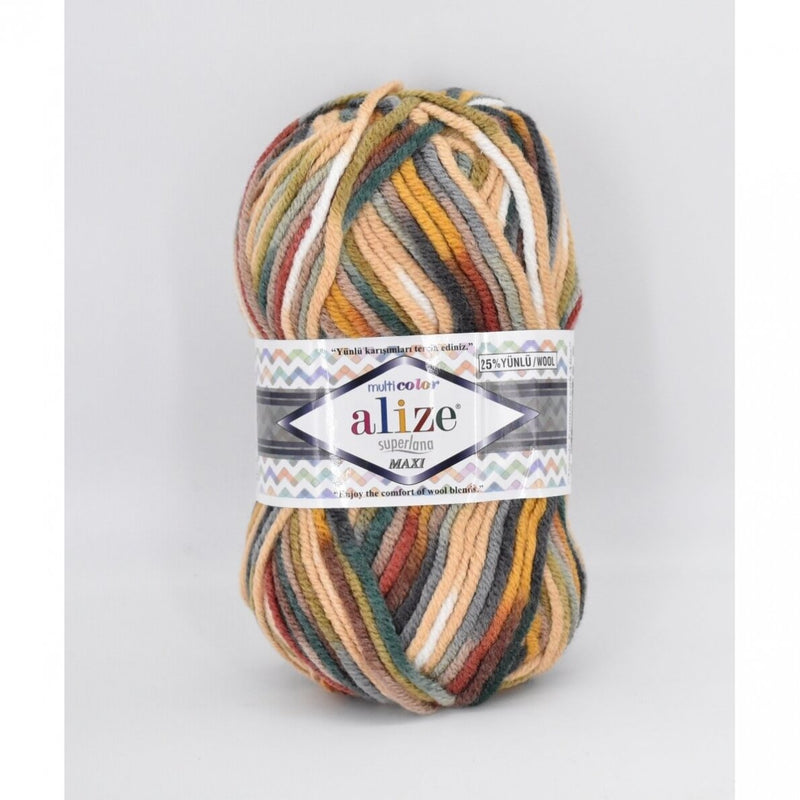 Bulky wool yarn Alize Superlana Maxi knittting crochet -  Portugal