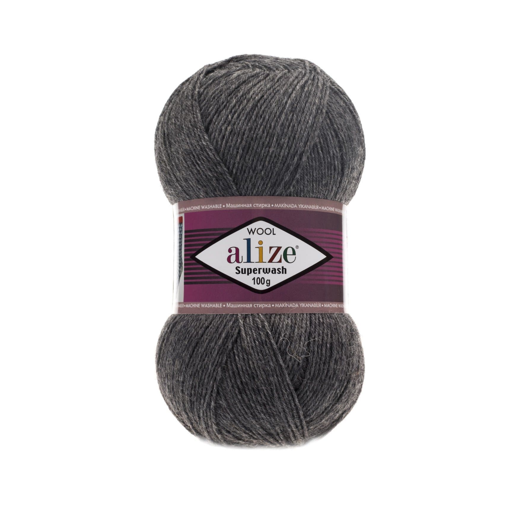 Alize Superwash 100 Alize Superwash / Dark Grey Melange (182) 