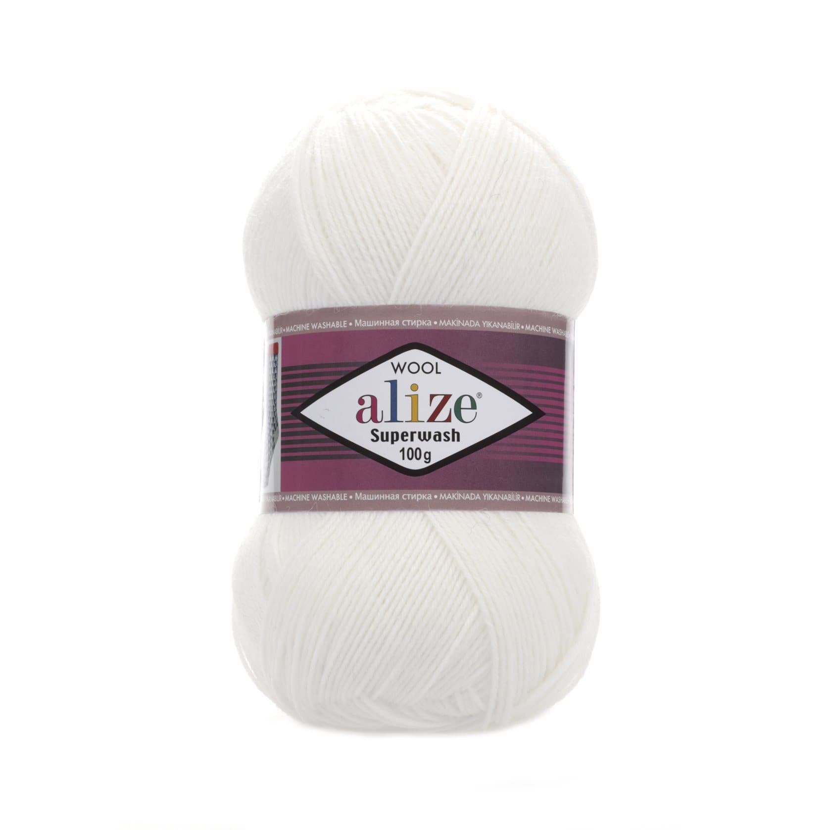 Alize Superwash 100 Alize Superwash / White (55) 