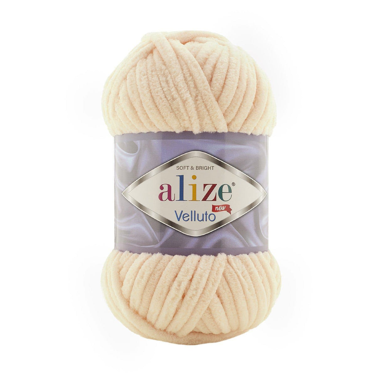 Alize Velluto 310 Sand – grovt chenillegarn