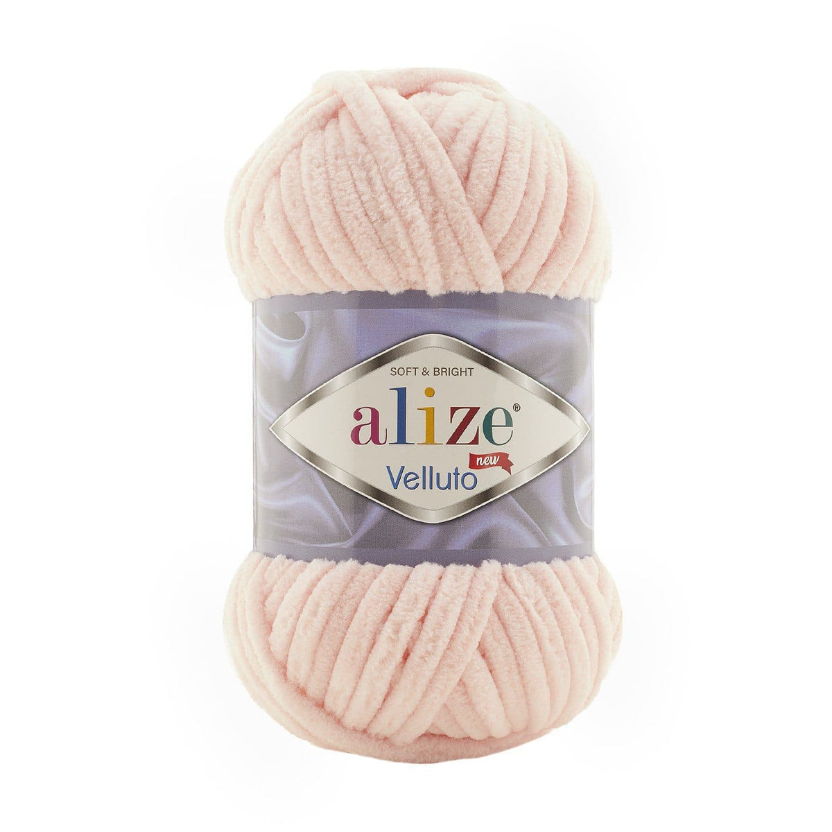 Alize Velluto 340 Nude – grovt chenillegarn