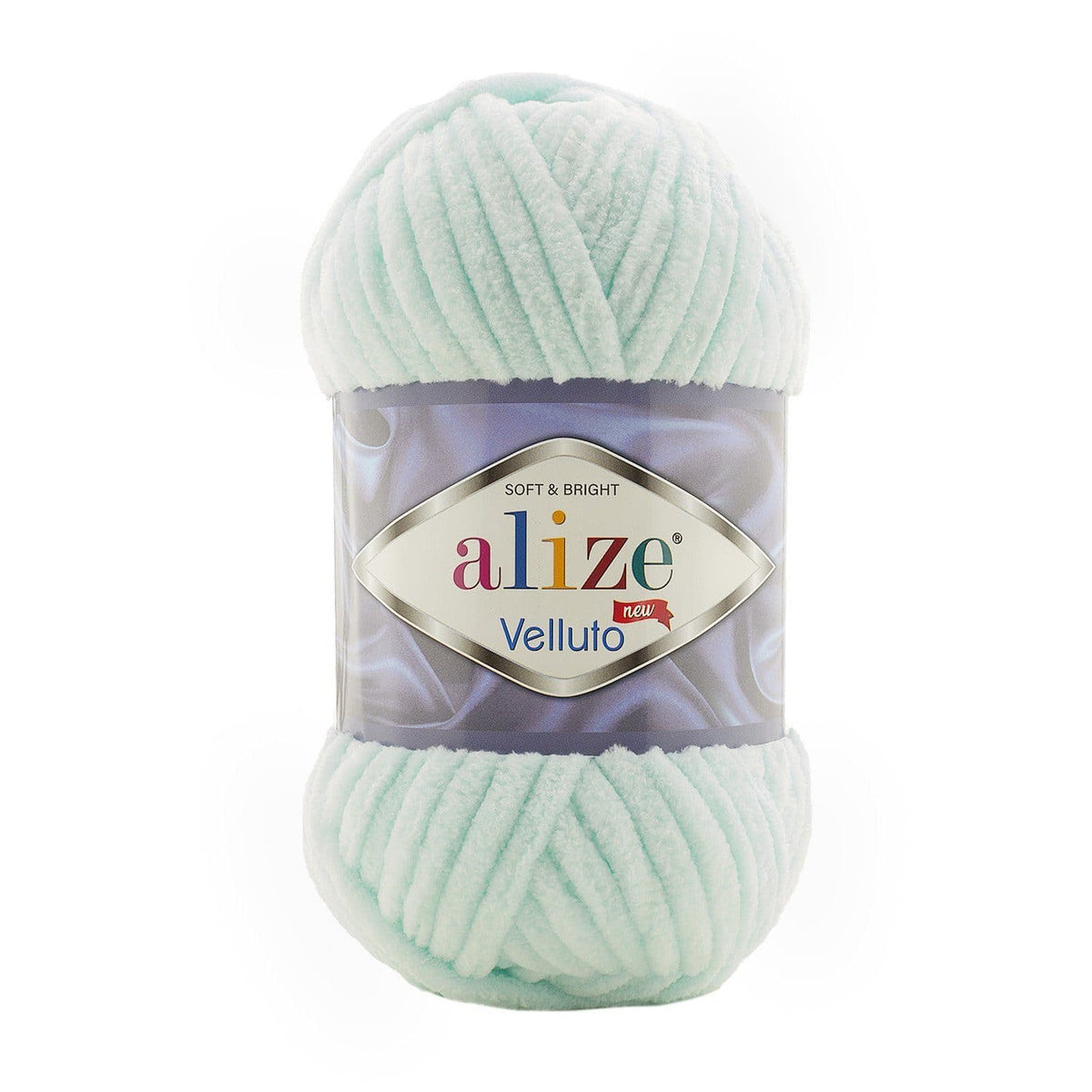 Alize Velluto 15 Havsskum – grovt chenillegarn