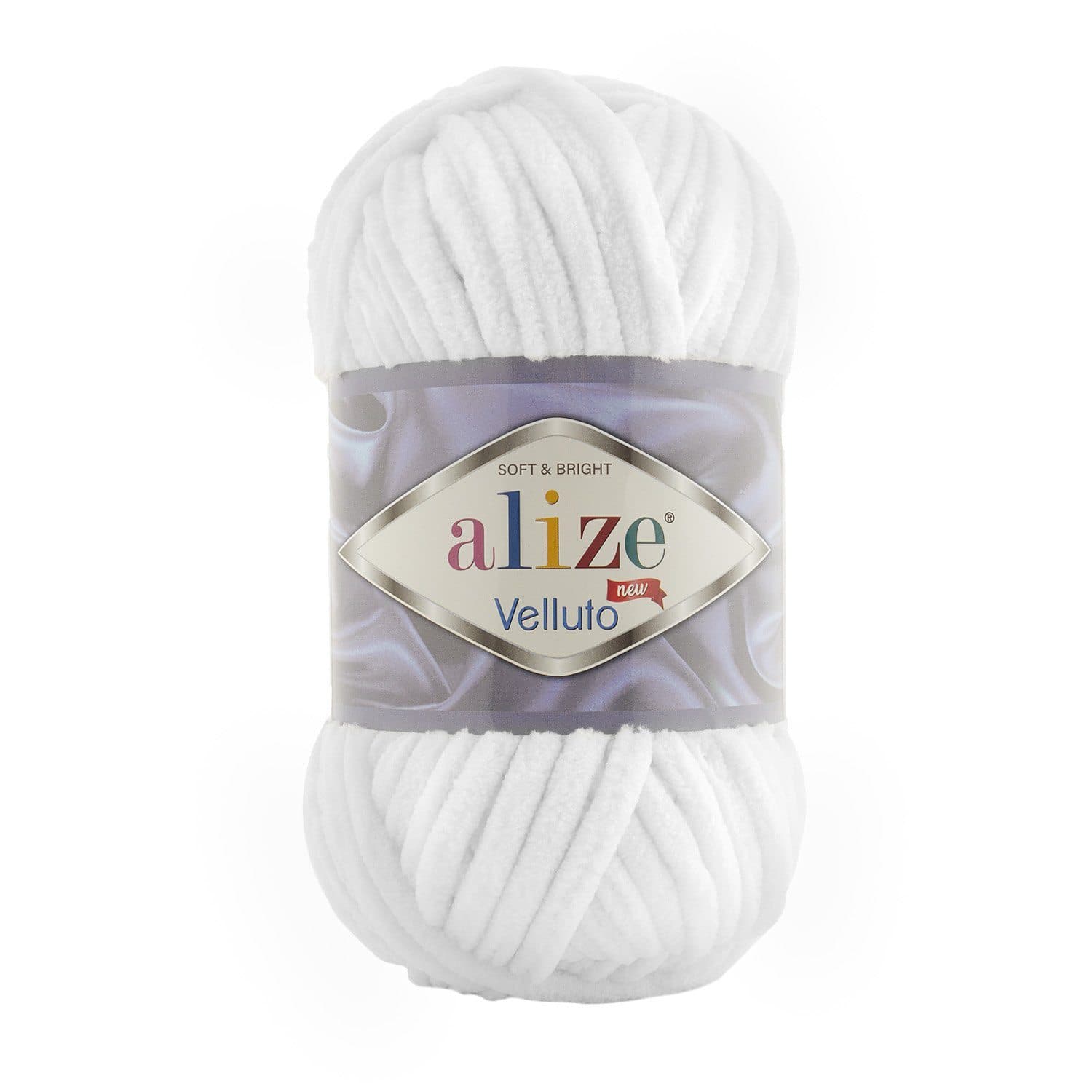Alize Velluto Alize Velluto / White (55) 