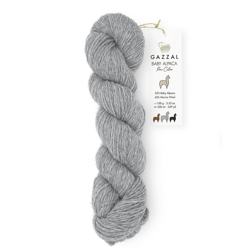 Alpaca Rug Yarn in Medium Silver Grey - 53 Ounces