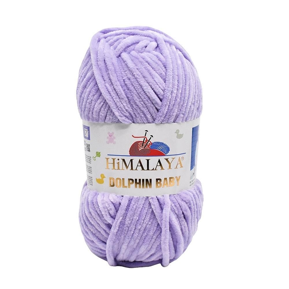 5 Gomitoli Lana Himalaya Dolphin Baby – 100% Poliestere, Super Bulky 6 – Colore Salmone 80312 – 500g Totali, 600 Metri – Per Uncinetto E Maglia, Morbidissima