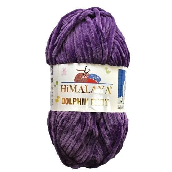 Himalaya Dolphin Baby 80340 Aubergine – plush chenille yarn