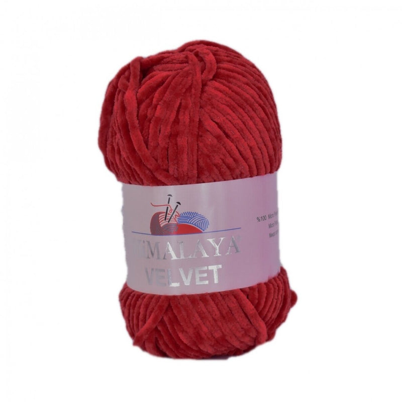 Himalaya VELVET Fils à coudre Fil de velours Wit , Tricot et Crochet, 100  g, super