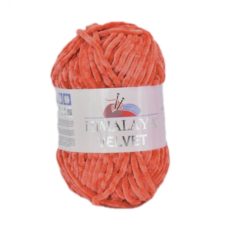 Himalaya VELVET Fils à coudre Fil de velours Wit , Tricot et Crochet, 100  g, super