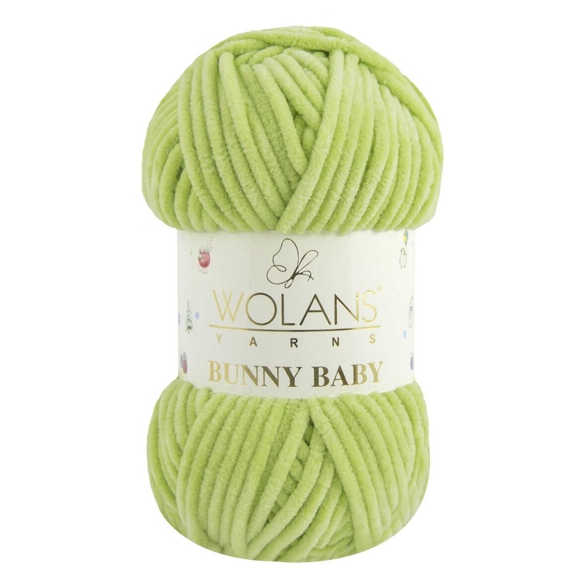 Wolans Bunny Baby 100-46 Pistage – chenillegarn