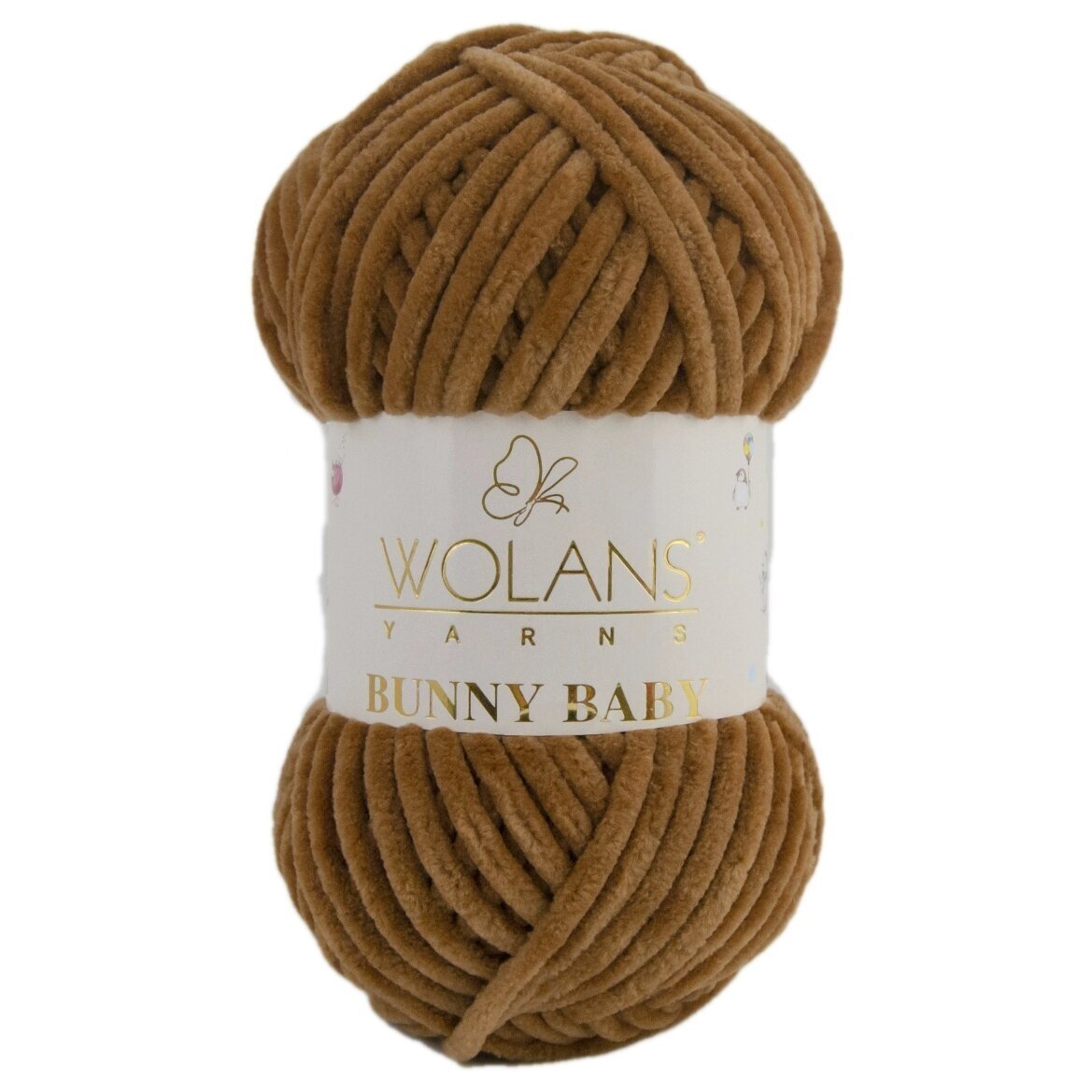 Wolans Bunny Baby 100-19 Tobak – chenillegarn