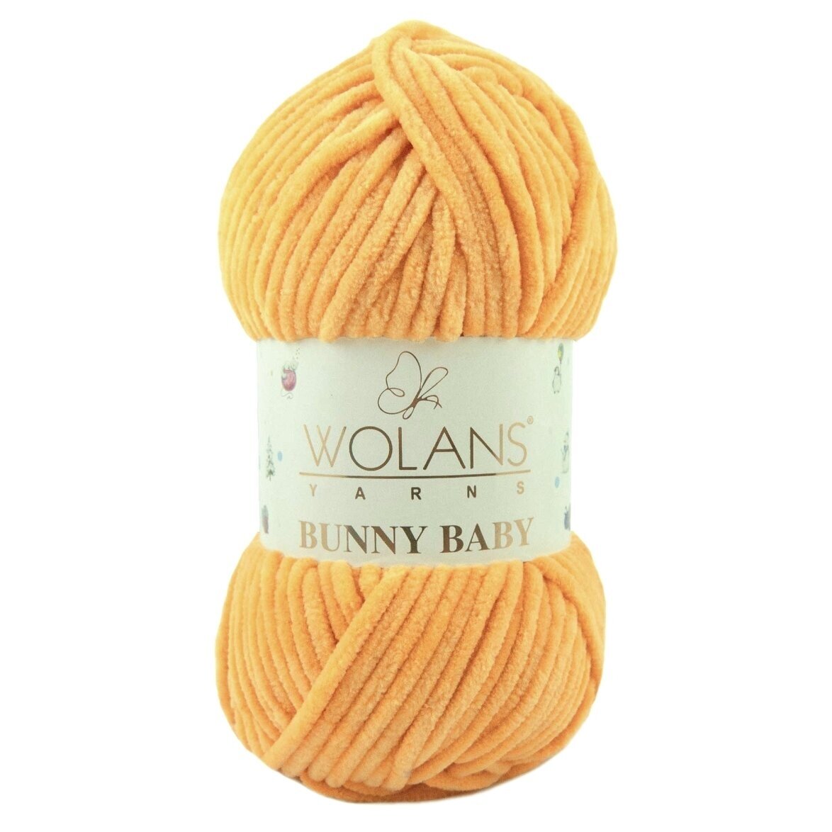 Wolans Bunny Baby 100-38 Bärnsten – chenillegarn