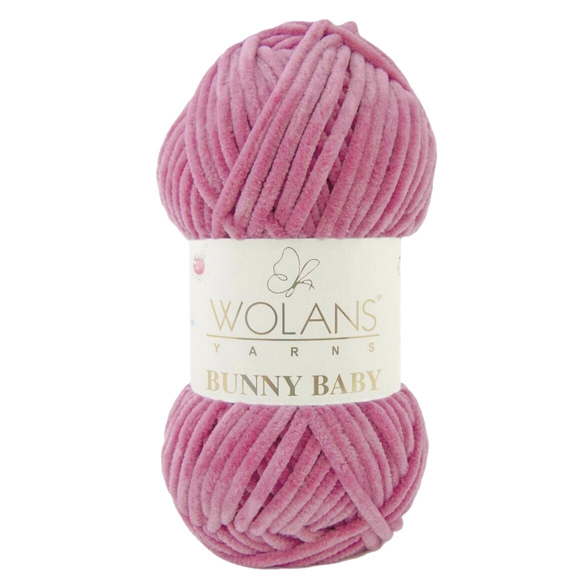 Wolans Bunny Baby 100-31 Rosé – chenillegarn
