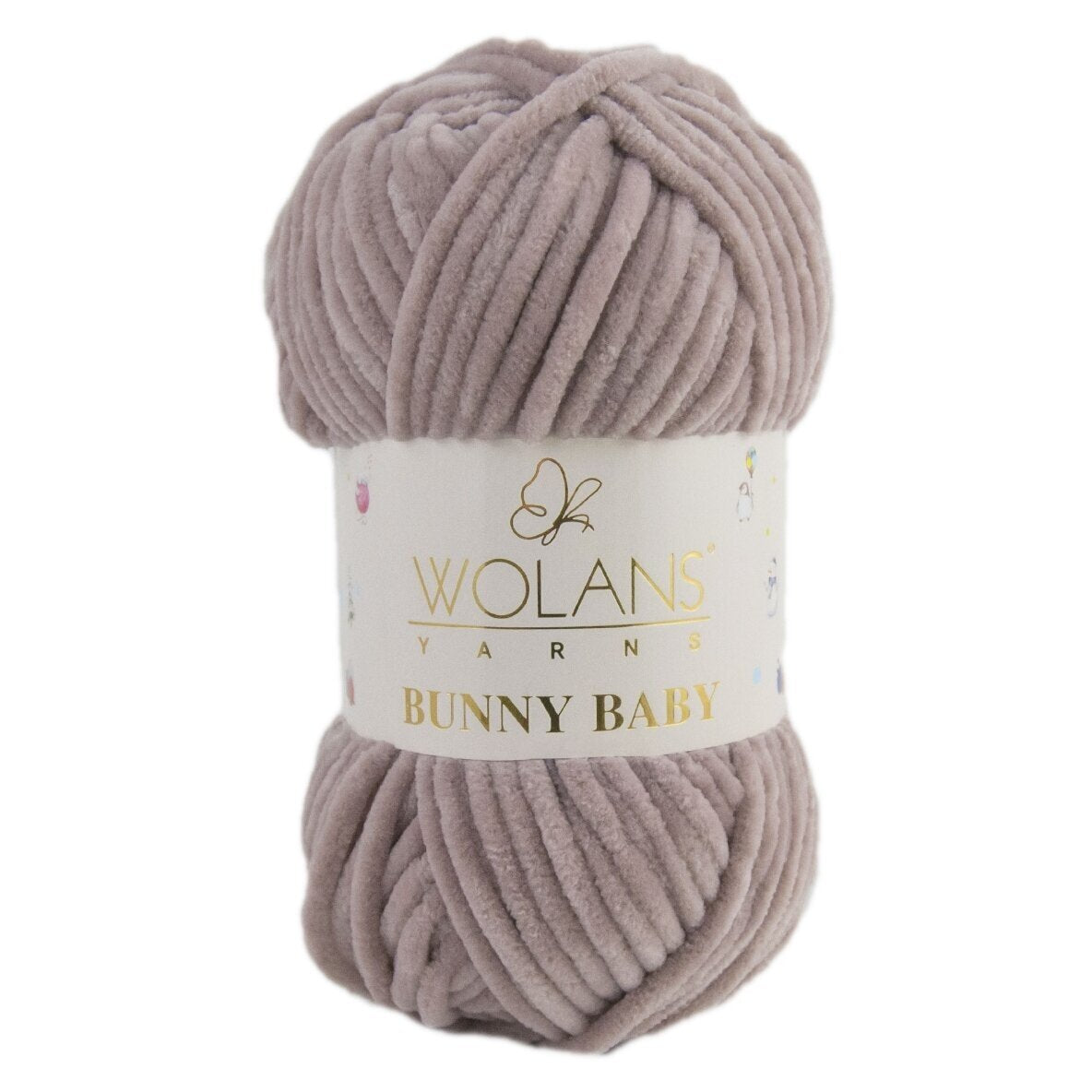 Wolans Bunny Baby 100-53 Mocka – chenillegarn