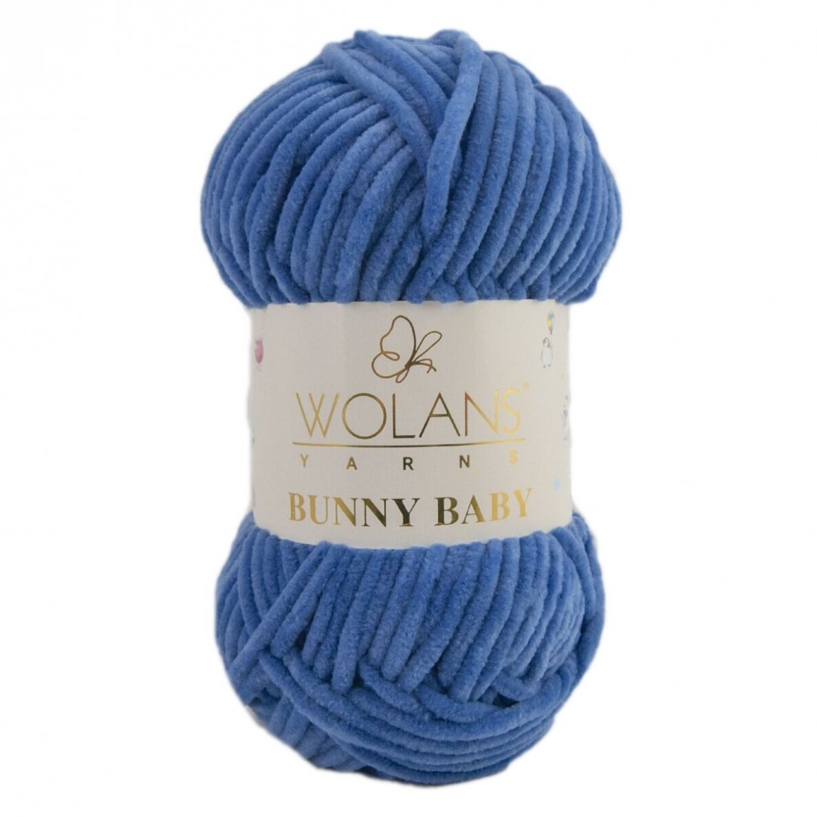 Wolans Bunny Baby 100-35 Kungsblå – chenillegarn