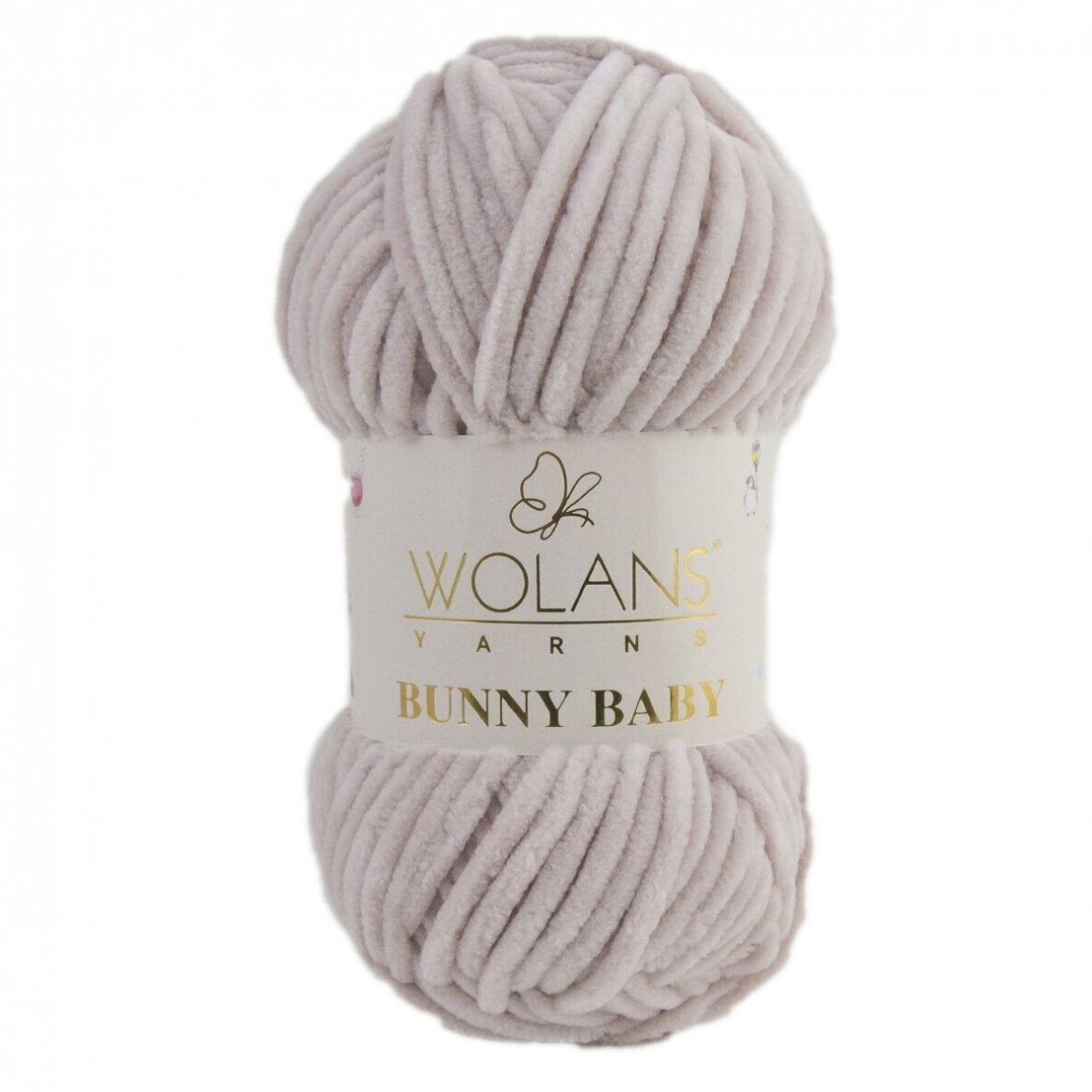 Wolans Bunny Baby 100-24 Sten – chenillegarn