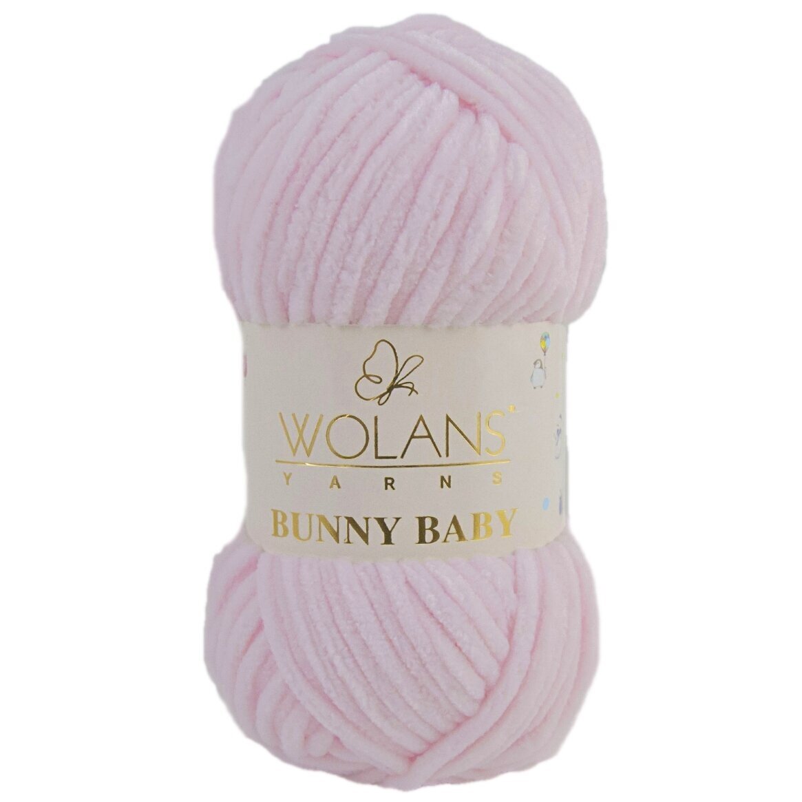Wolans Bunny Baby 100-04 Puderrosa – chenillegarn