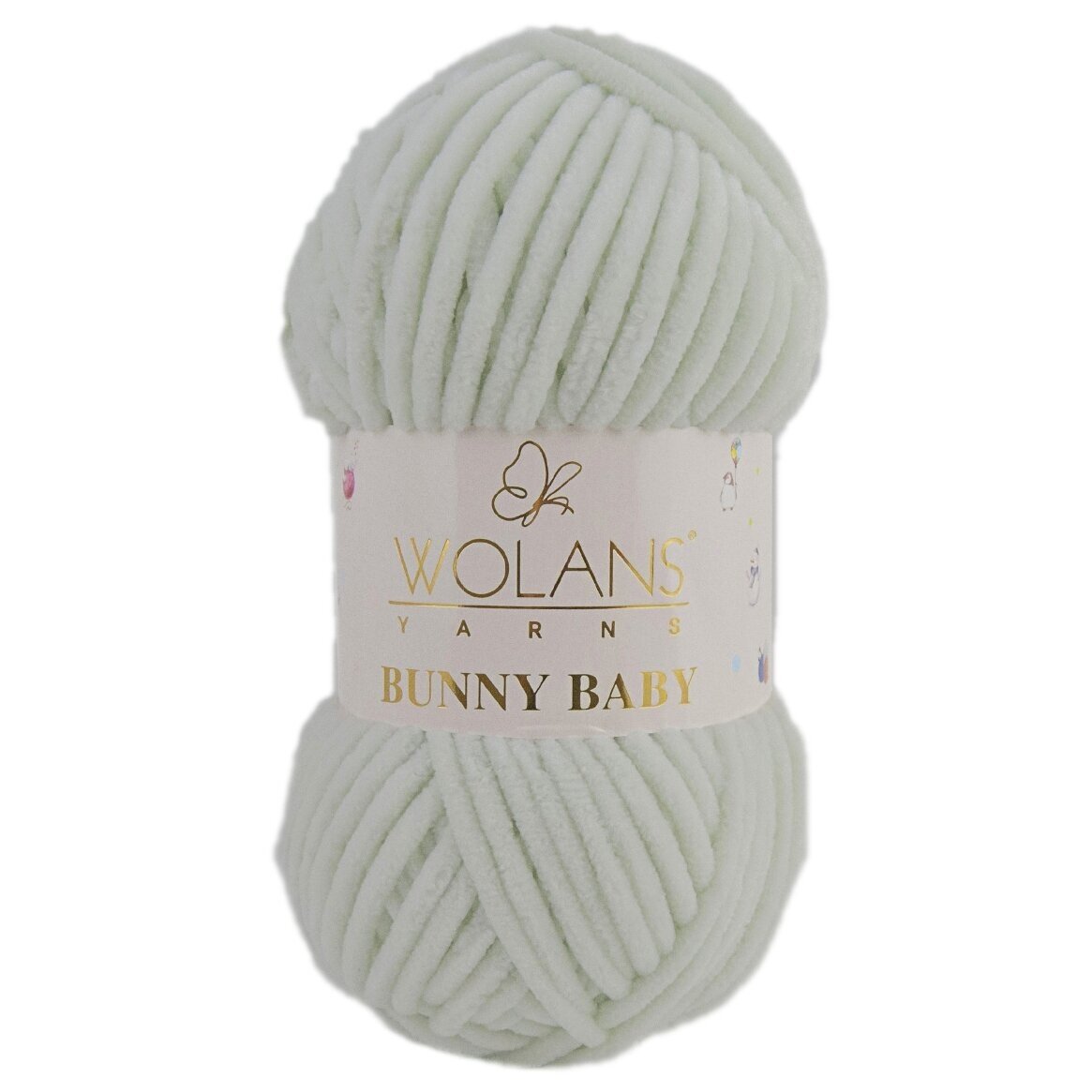 Wolans Bunny Baby 100-03 Sten – chenillegarn