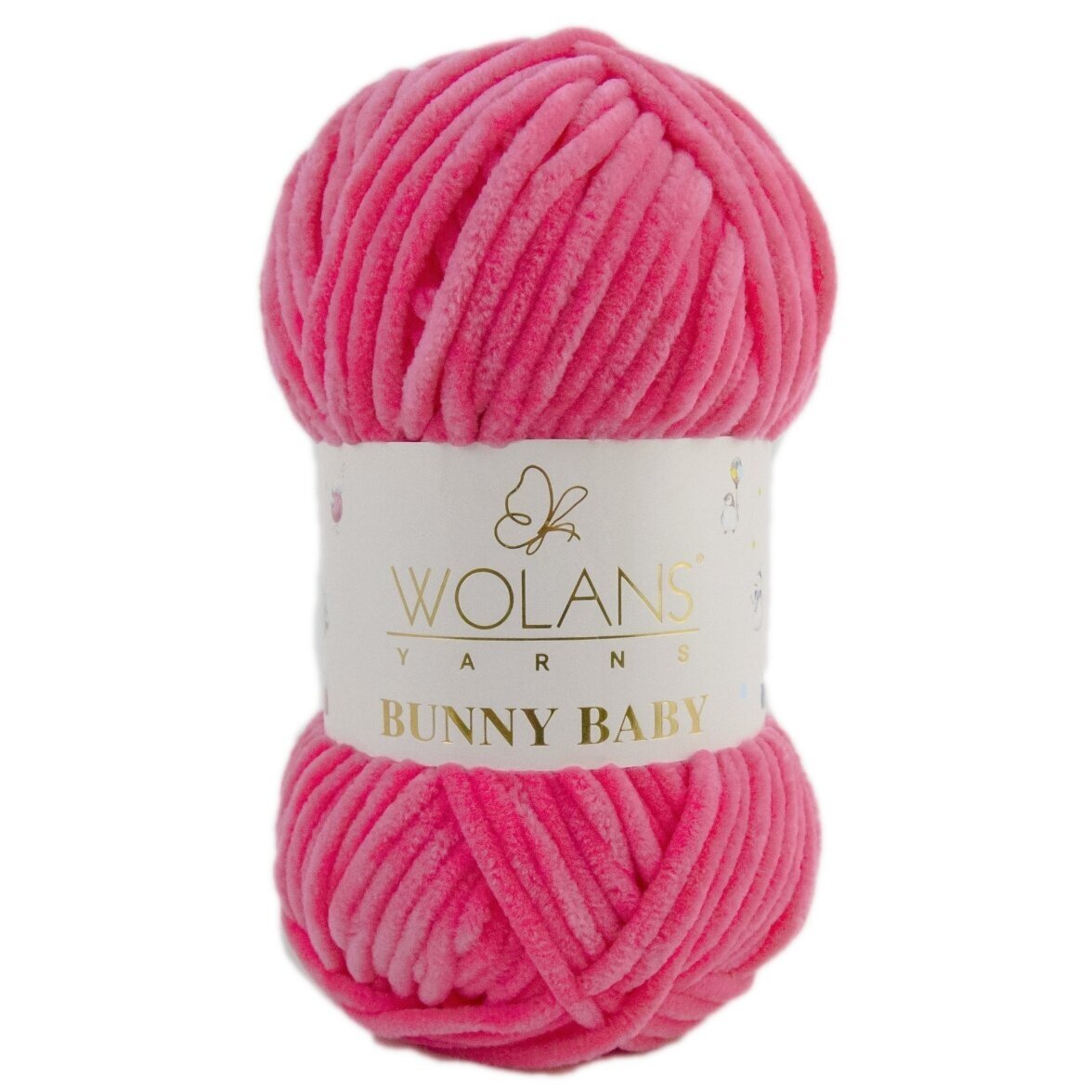 Wolans Bunny Baby 100-64 Vattenmelon – chenillegarn