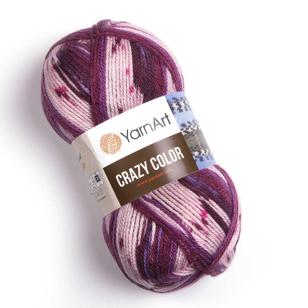 YarnArt Crazy Color – Self-Patterning Wool Blend Yarn | VILRITA